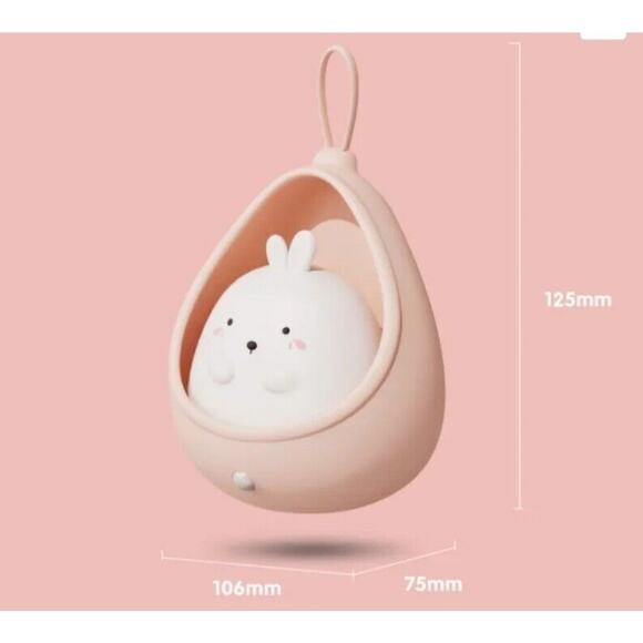 Cute Kitty Motion Sensor Night Light Wall Lamp, Rechargeable, Bedroom Decoration - Picture 4 of 4